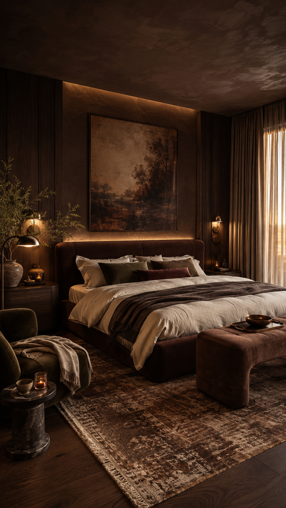 🥉 Best 3 Moody Dreamy Bedroom Ideas With a Luxurious Cocooning Atmosphere