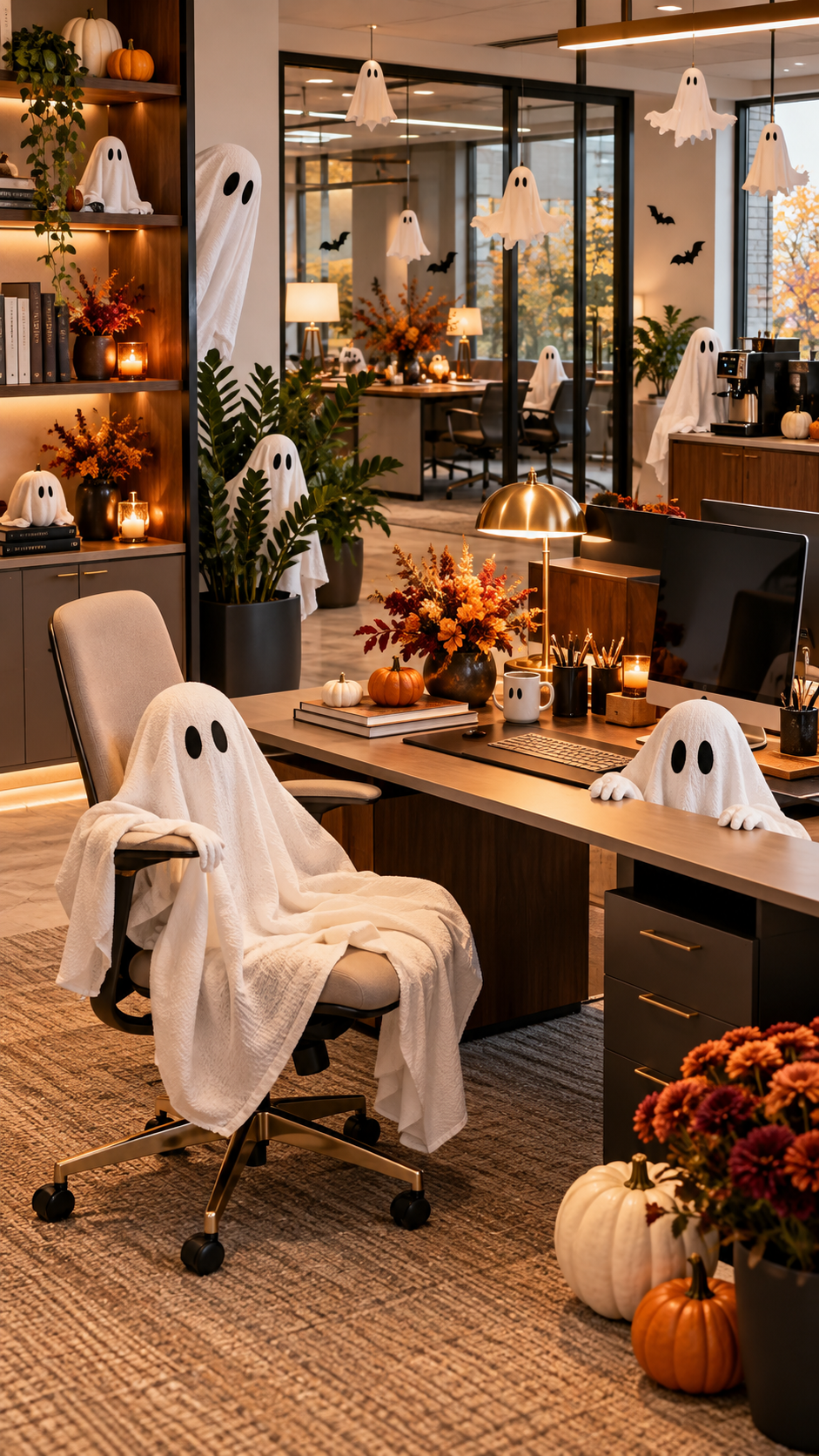 🥉 Best 3 Office Halloween Decorations With a Friendly Ghost Takeover