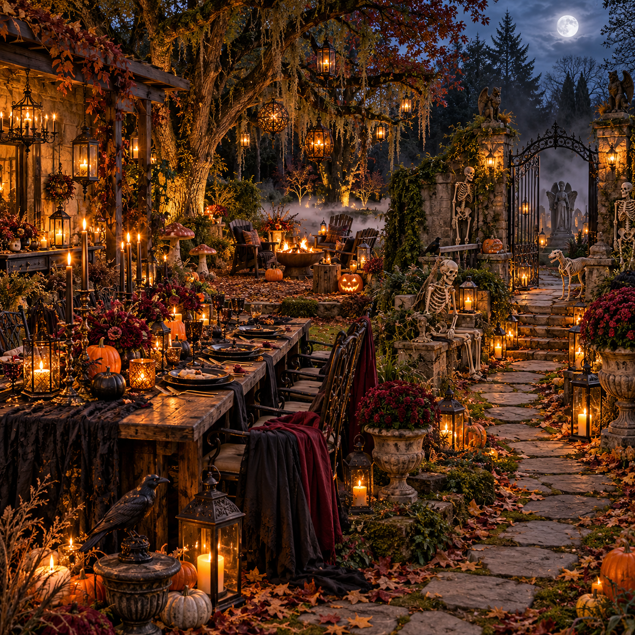 Best 3 Backyard Halloween Party Ideas With Spooky Garden Decor That Will Make Your Yard Unforgettable