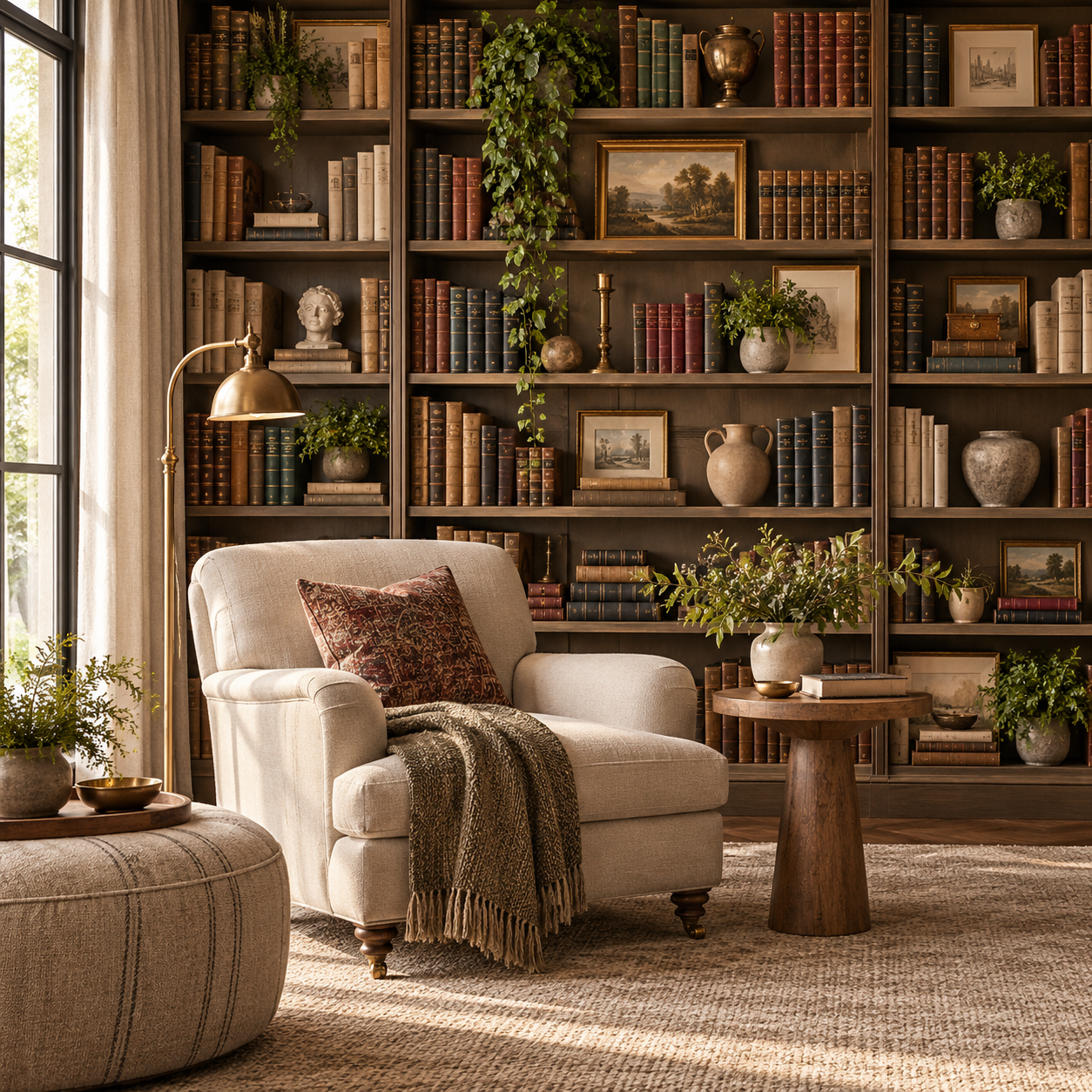 Best 3 Bookshelf Wallpaper Ideas That Make Any Wall Look Expensive