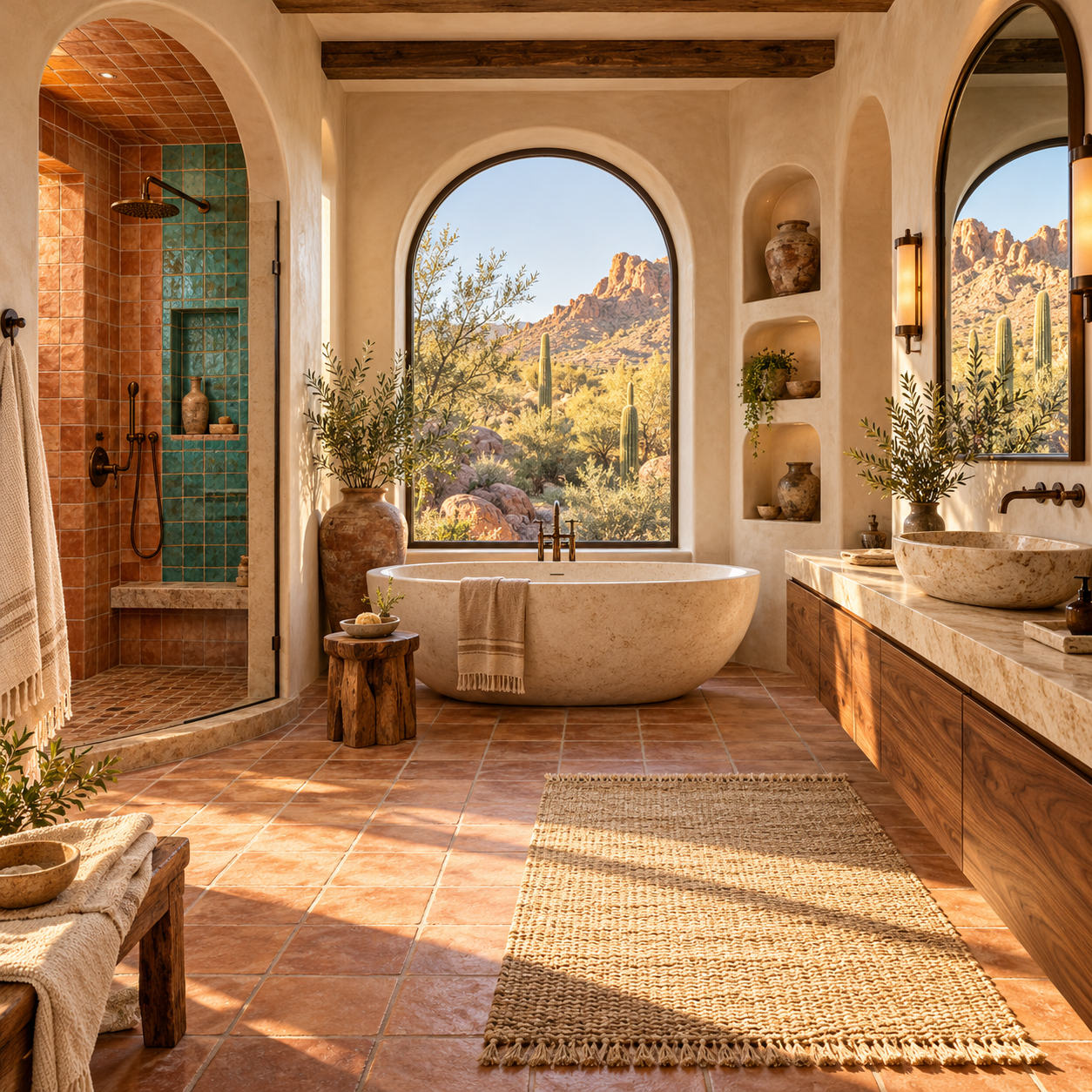 Best 3 Southwestern Style Bathrooms That Will Transform Your Home Into a Stunning Desert Retreat Best 3 Southwestern Style Bathrooms That Will Transform Your Home Into a Stunning Desert Retreat