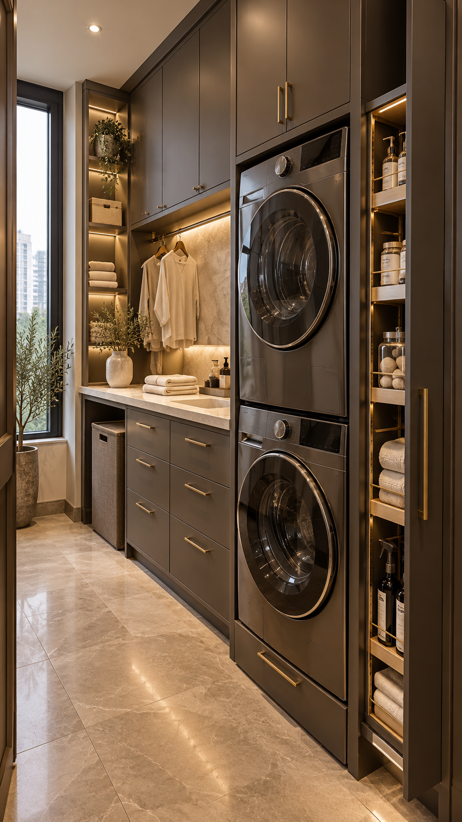 🥉 Best 3 Apartment Laundry Room Ideas With Modern Boutique Style and Vertical Space Saving Design