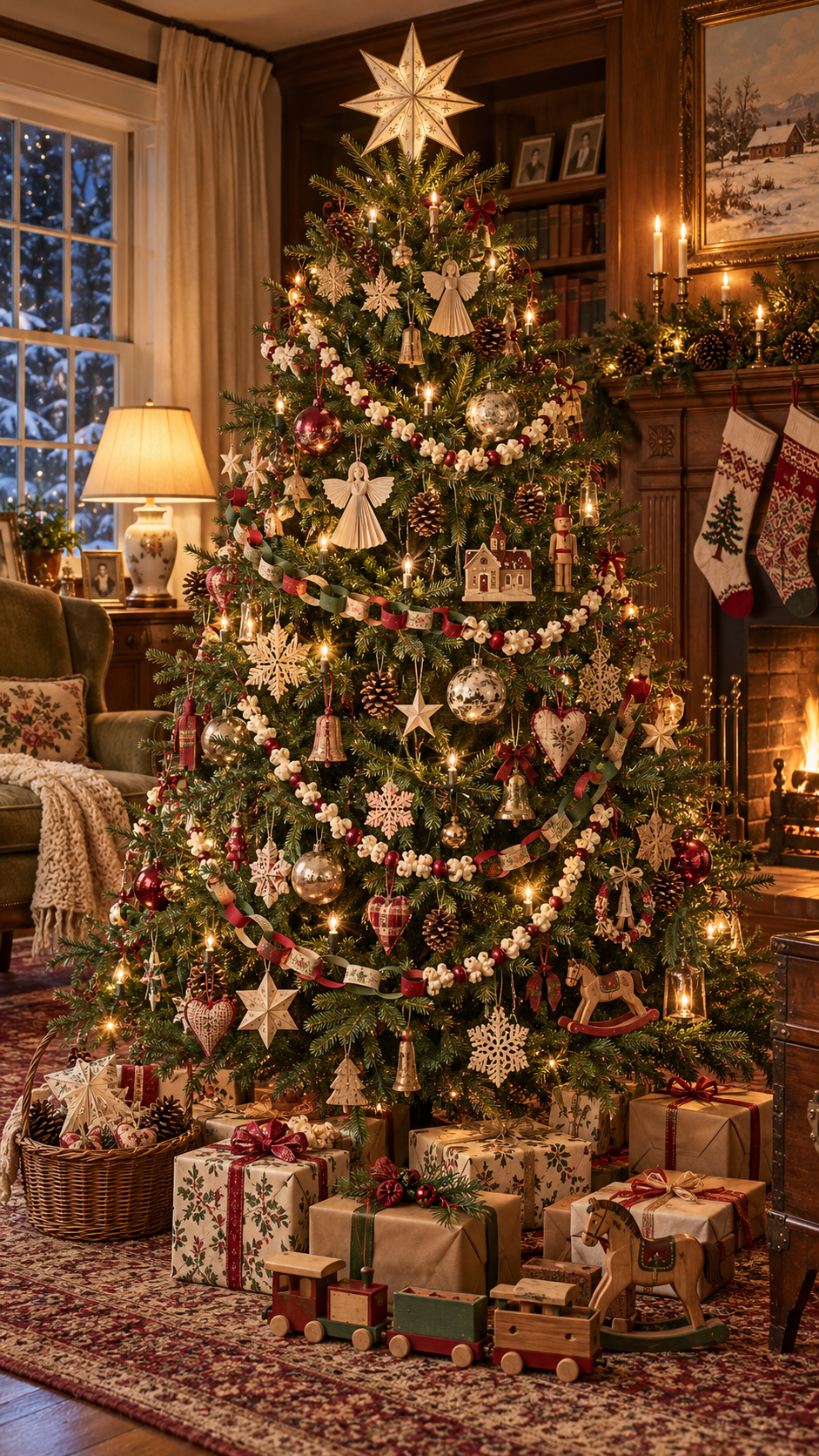 🥉 Top 3 Vintage Christmas Tree Ideas With 1940s Handmade Decorations and Heartwarming Nostalgia